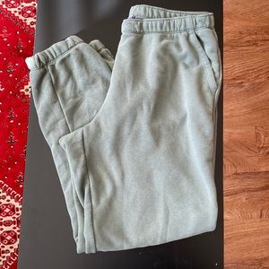 aerie olive green sweatpant joggers - size M